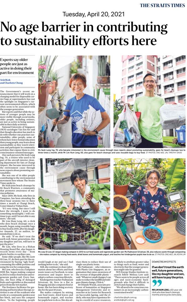 No age barrier in contributing to sustainability efforts&nbsp;here