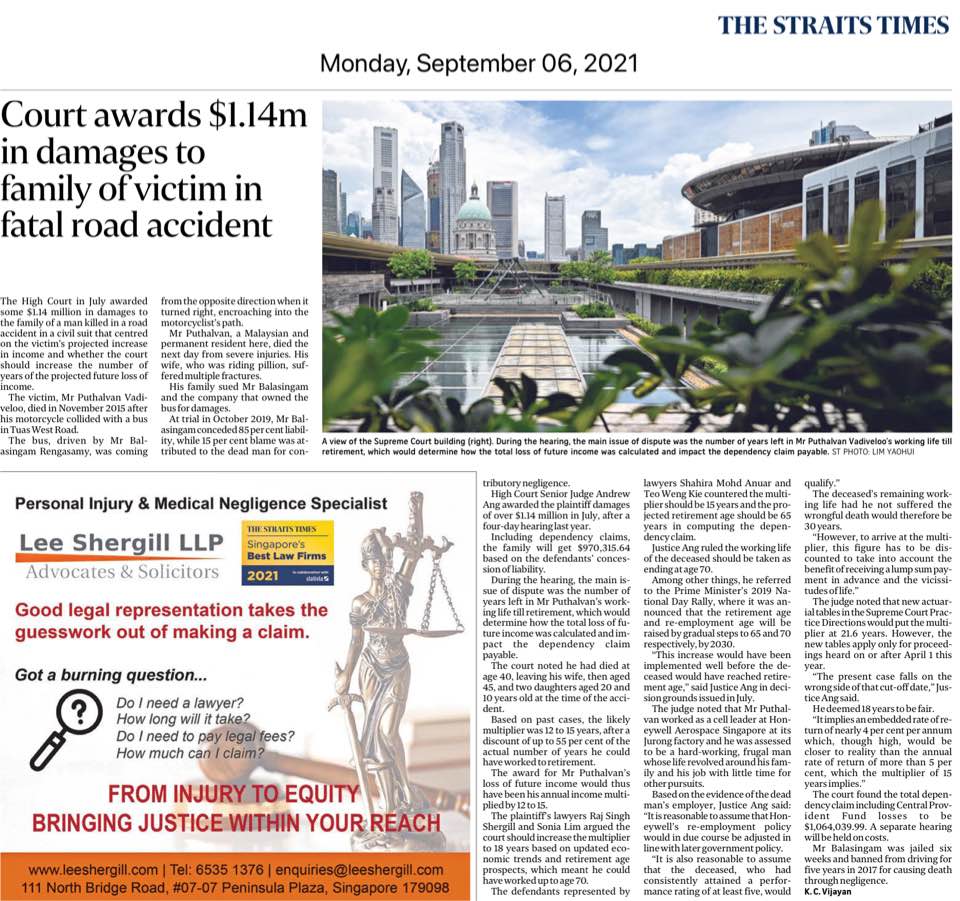 Court awards $1.14m in damages to family of victim in fatal road&nbsp;accident