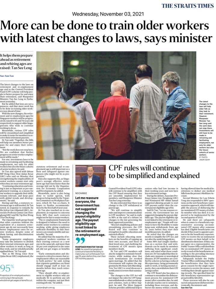 More can be done to train older workers with latest changes to law, says&nbsp;minister