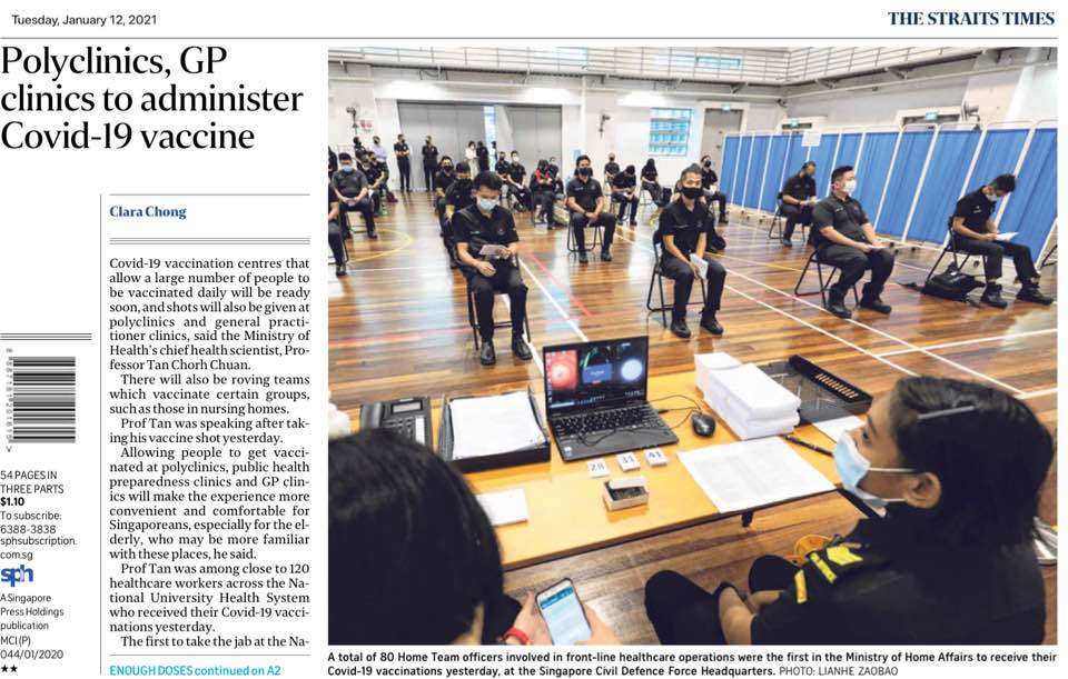 Polyclinics, GP clinics to administer Covid-19&nbsp;vaccine