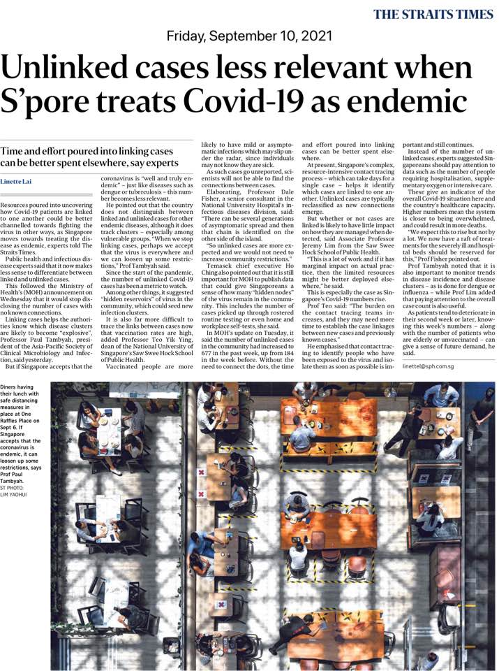 Unlinked cases less relevant when S’pore treats Covid-19 as&nbsp;endemic