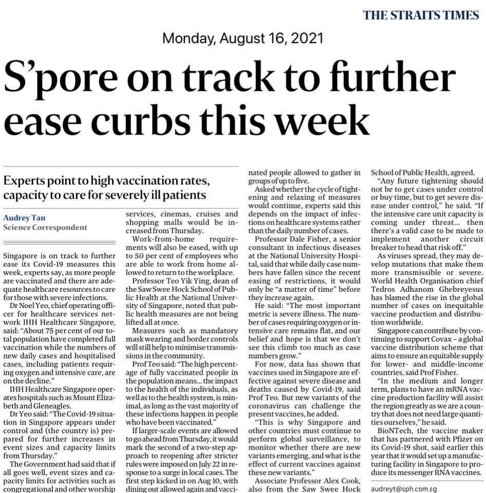 S’pore on track to further ease curbs this&nbsp;week