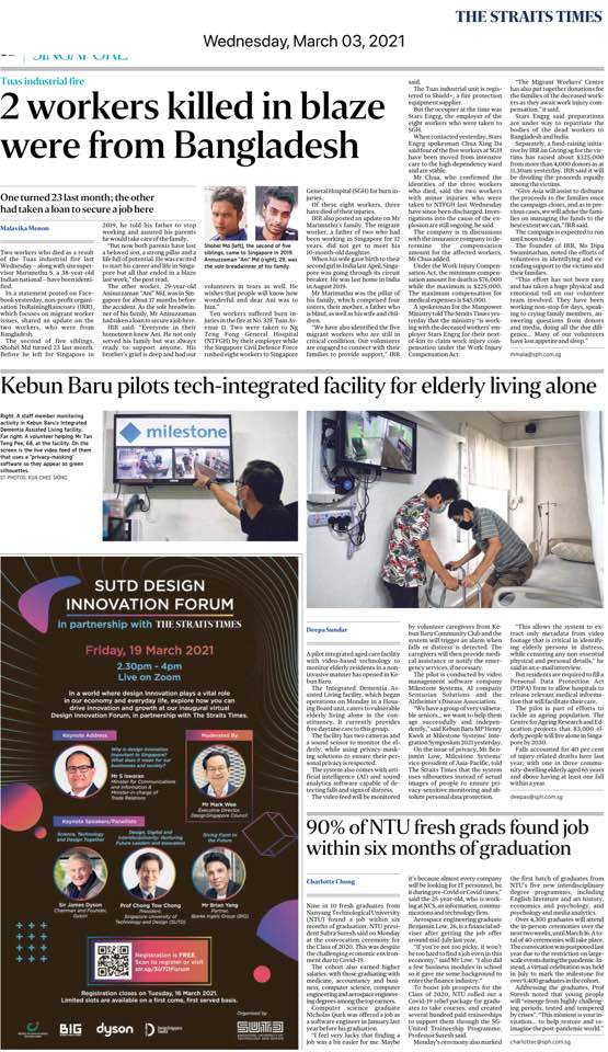 2 workers killed in blaze were from&nbsp;Bangladesh